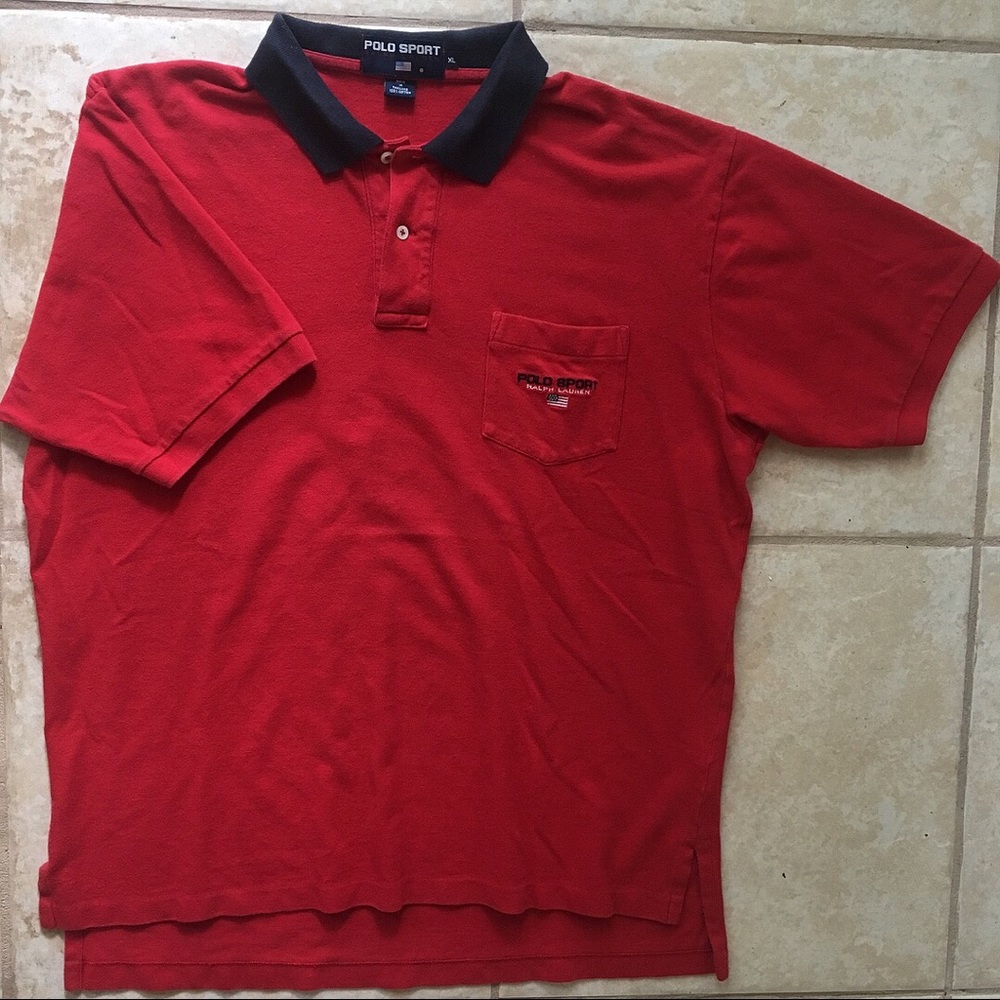 Vintage Polo Sport Spellout Polo